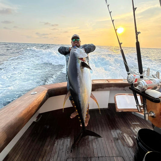 Fishing trip off shore